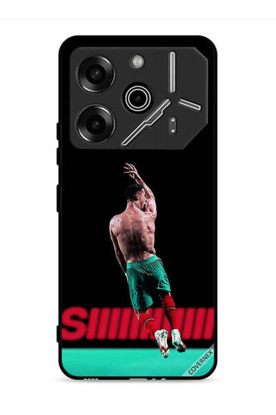 Covernex غطاء حماية لهاتف تكنو بوفا 6 برو 5G رونالدو في الهواء