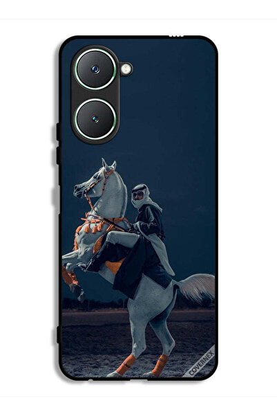 Covernex غطاء حماية لهاتف Vivo Y18i 4G، صورة شاب على حصان