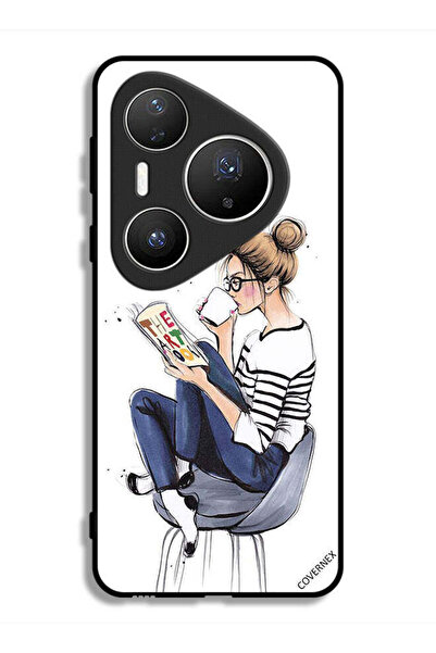 Covernex غطاء حماية لهاتف هواوي بيورا 80 برو بلس - قراءة كتاب الفن