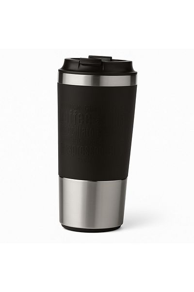 TSUMAB Stainless Steel Insulated Travel Mug – Black