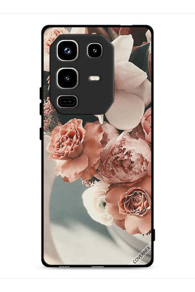 Covernex غطاء حماية لهاتف Infinix Note 50 Pro 4G بباقة من أزهار الخوخ الجميلة