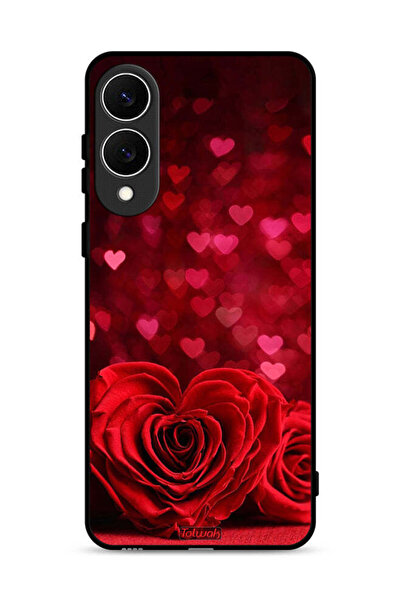 Tolwak غطاء حماية لهاتف Samsung Galaxy S25 Edge بتصميم زهور على شكل قلب وفن ت...