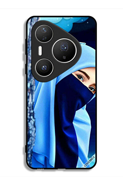 Covernex غطاء حماية لهاتف هواوي بيورا 80 برو بلس - فتاة محجبة