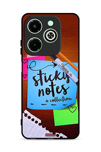 Tolwak غطاء حماية لهاتف Infinix Hot 40i 4G مع ملاحظات لاصقة