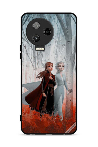 Covernex غطاء حماية لهاتف Infinix Note 12 Pro 4G بنقشة Frozen Sisters