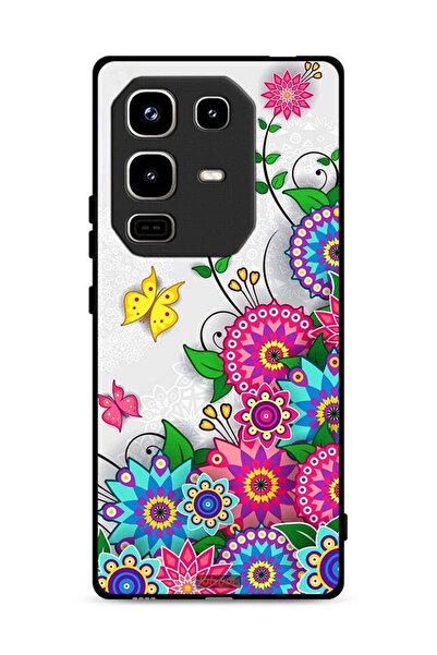 Tolwak غطاء حماية لهاتف Infinix Note 50 Pro 4G بنقشة زهور ماندالا