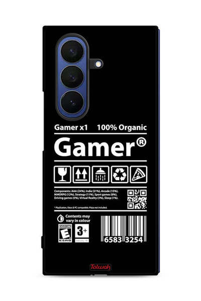 Tolwak غطاء حماية لهاتف Samsung Galaxy Z Fold7، ملصق لعبة