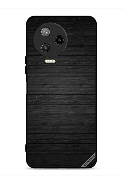 Covernex غطاء حماية لهاتف Infinix Note 12 Pro 4G بنمط خشبي داكن
