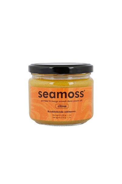 SEAMOSS CİTRUS -Portakal & Mango Aromalı Irlanda Deniz Yosunu Jeli 330ml - Se...