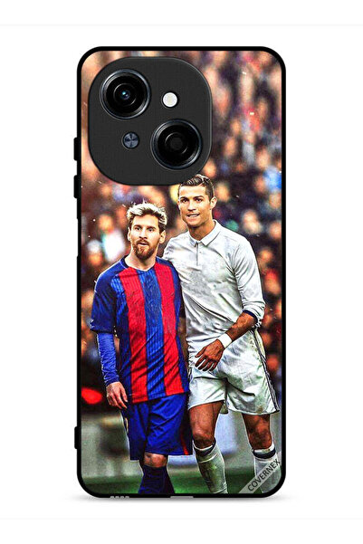 Covernex غطاء حماية لهاتف تكنو سبارك جو 1 4G ميسي ورونالدو