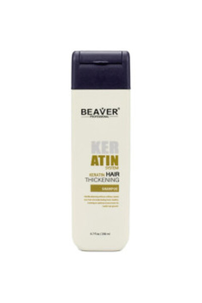 Beaver Shampoo with keratin for hair density 200ml