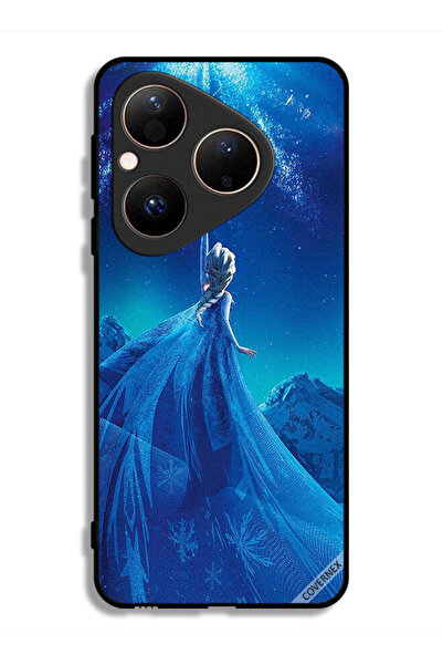 Covernex غطاء حماية لهاتف هواوي بيورا 80 بطبعة إلسا فروزن