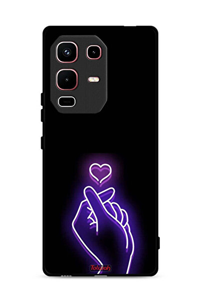 Tolwak غطاء حماية لهاتف Infinix Note 50s بتصميم قلب صغير