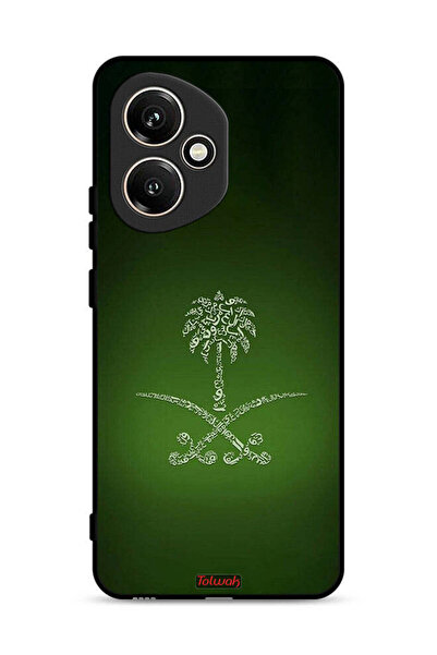 Tolwak غطاء حماية لهاتف Honor 400 بشعار المملكة العربية السعودية العتيق