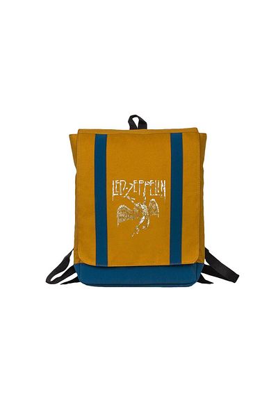 Z zepplin Led Zeppelin Failing Angel Yellow Backpack