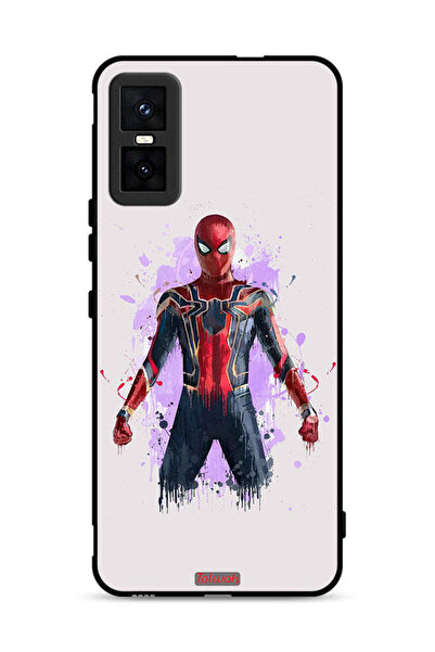 Tolwak غطاء حماية لهاتف Infinix GT 30 Pro بتصميم العنكبوت الحديدي