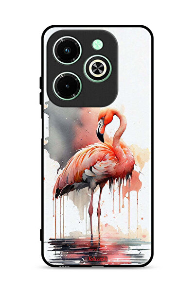 Tolwak غطاء حماية لهاتف Infinix Hot 40i 4G برسومات ألوان مائية استوائية