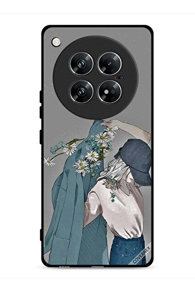 Covernex غطاء حماية لهاتف Infinix Zero 40 برسومات فتاة ترتدي معطفًا