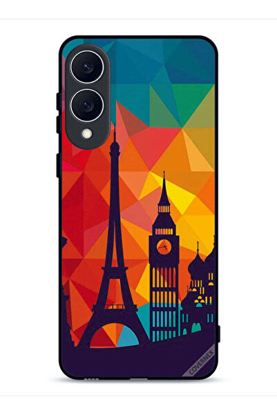 Covernex غطاء حماية لهاتف سامسونج جالاكسي S25 إيدج بنمط باريس الملون