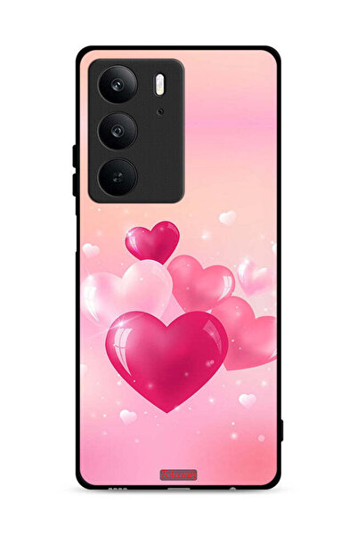 Tolwak غطاء حماية لهاتف Realme C75 4G برسومات قلوب جميلة