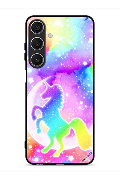 Covernex غطاء حماية لهاتف Samsung Galaxy A26 بتصميم وحيد القرن بألوان قوس قزح