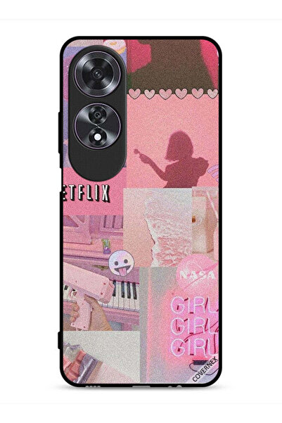 Covernex غطاء حماية لهاتف Oppo A60 - مشبك فني للبنات