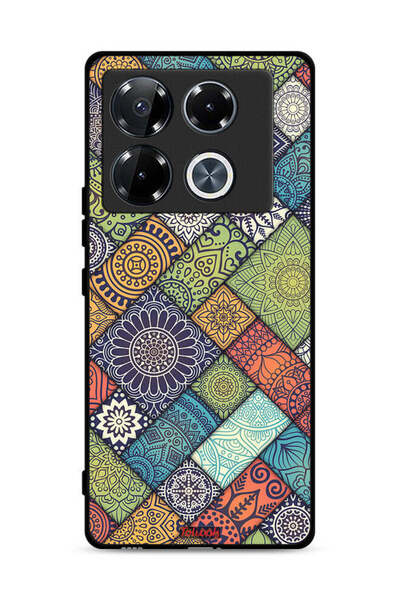 Tolwak غطاء حماية لجهاز Infinix Note 40 Pro 5G بنقشة ماندالا