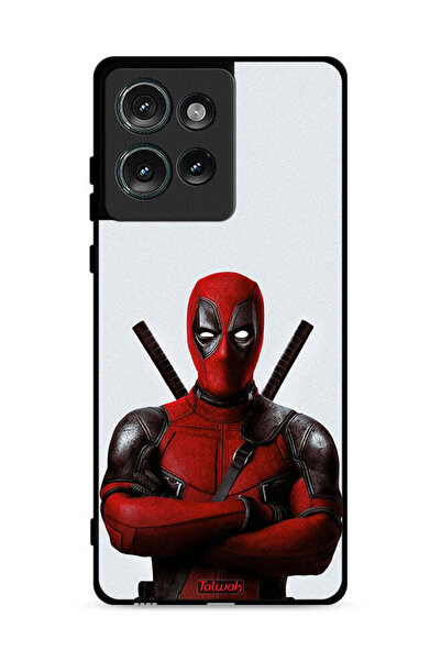 Tolwak غطاء حماية لهاتف موتورولا إيدج 50 بتصميم ديدبول