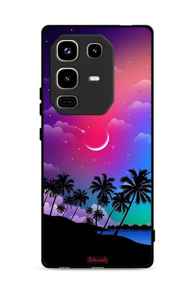 Tolwak غطاء حماية لهاتف Infinix Note 50 Pro 4G بنقشة قمر في الليل