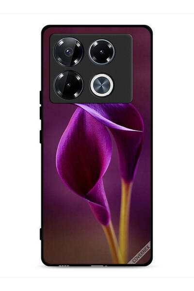 Covernex غطاء حماية لهاتف Infinix Note 40 Pro 5G بنقشة زهرتين جميلتين