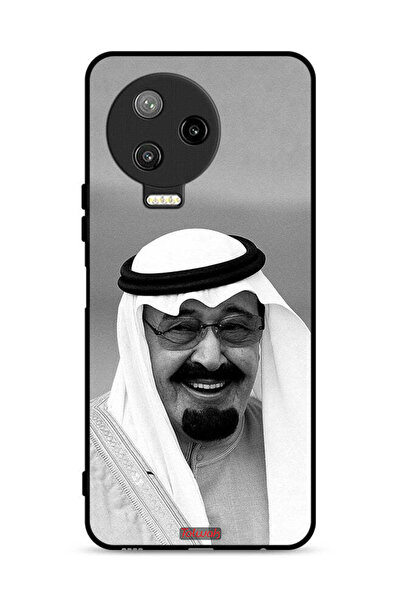 Tolwak غطاء حماية لهاتف إنفينيكس نوت 12 برو 4G صورة الملك عبد الله مبتسمًا