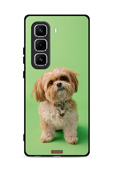 Tolwak غطاء حماية لهاتف Infinix Hot 50 Pro 4G بطبعة جرو لطيف