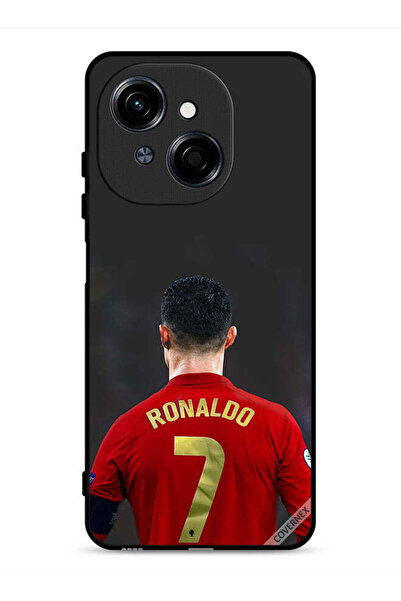 Covernex غطاء حماية لهاتف تكنو سبارك جو 1 إس 4G، رونالدو، عنزة كرة القدم