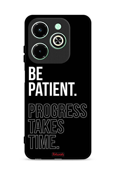 Tolwak غطاء حماية لهاتف Infinix Hot 40i 4G كن صبورًا فالتقدم يستغرق وقتًا
