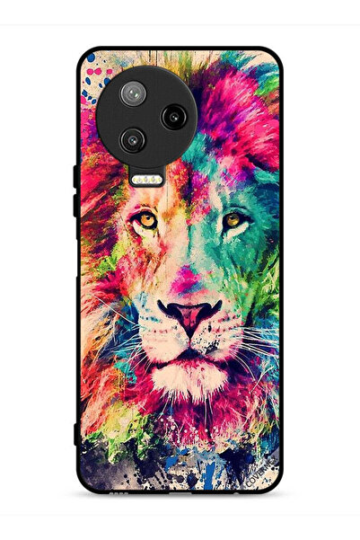 Covernex غطاء حماية لهاتف Infinix Note 12 Pro 4G بطبعة أسد