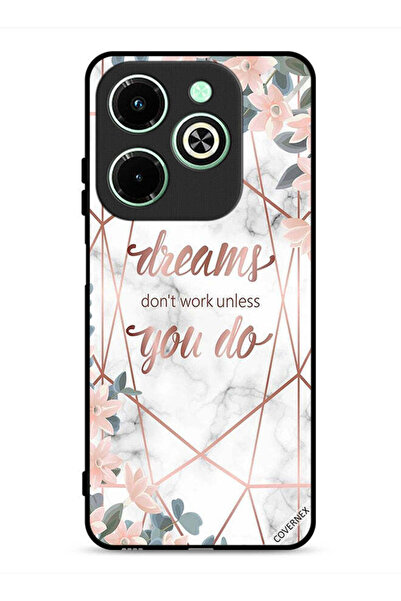 Covernex Infinix Hot 40i 4G Protective Case Cover Dreams Don't Work Unless Yo...