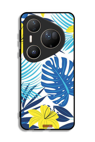 Tolwak غطاء حماية فائق من هواوي بيورا 80 بتصميم ريش وزهور