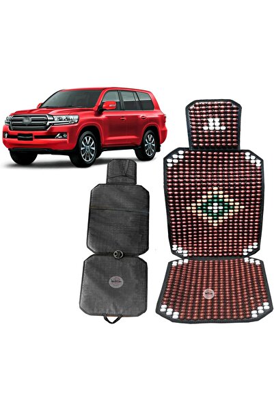 CFT وسادة غطاء مقعد السيارة من الخرز الخشبي المبرد والقابل للتهوية - جهاز تدليك مقعد السائق المصنوع من الخرز للسيارات