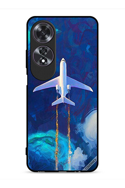 Covernex غطاء حماية لهاتف Oppo A60 بتصميم طائرة
