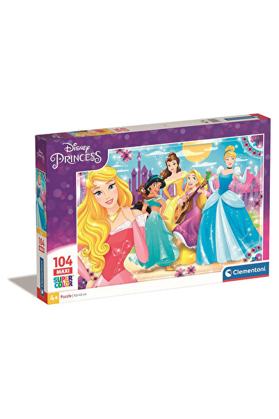 PRİNCESS Prințesele Disney Kingdom Puzzle maxi 104 de piese Clementoni