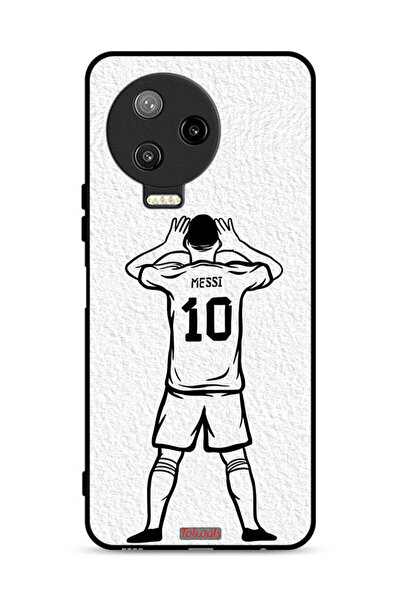 Tolwak غطاء حماية لهاتف Infinix Note 12 Pro 4G برسم ميسي
