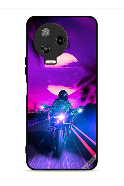 Covernex غطاء حماية لهاتف Infinix Note 12 Pro 4G بخلفية رجل على دراجة