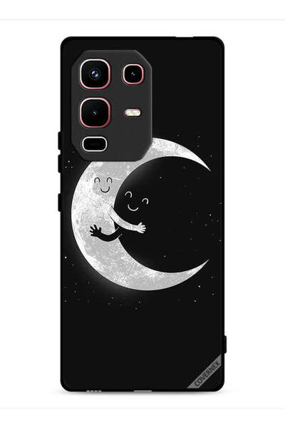 Covernex غطاء حماية لهاتف Infinix Note 50s بتصميم عناق القمر والسماء المظلمة