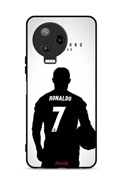 Tolwak غطاء حماية لهاتف Infinix Note 12 Pro 4G بقناع كريستيانو رونالدو
