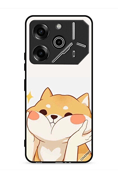 Covernex غطاء حماية لهاتف تكنو بوفا 6 برو 5G، رسم قطة لطيفة