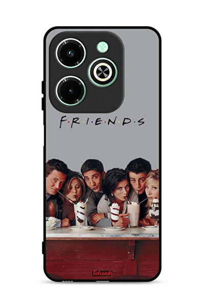 Tolwak غطاء حماية لهاتف Infinix Hot 40i 4G F R I E N D S