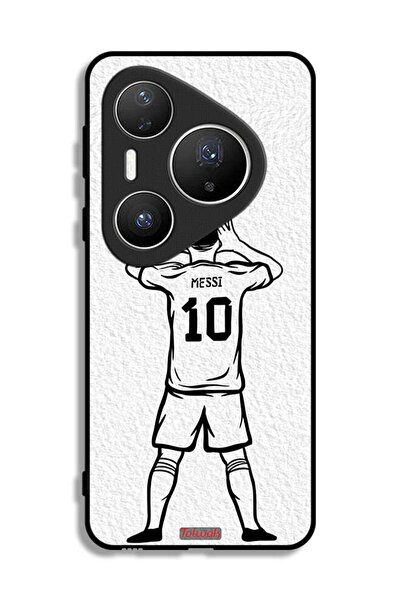 Tolwak غطاء حماية لهاتف هواوي بيورا 80 برو بلس برسومات ميسي سكيتش