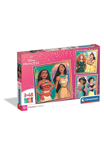 PRİNCESS Prințesele Disney Puzzle Clementoni 3x48 piese
