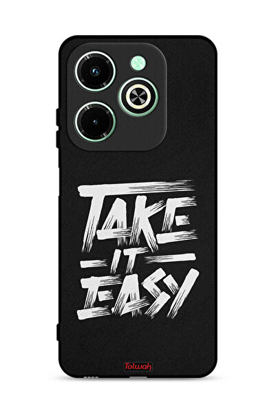 Tolwak غطاء حماية لهاتف Infinix Hot 40i 4G - Take It Easy