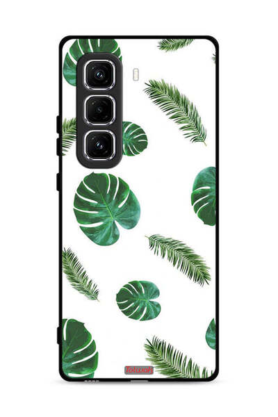 Tolwak غطاء حماية لهاتف Infinix Hot 50 Pro 4G بنقشة ريش فنية